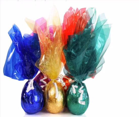 Papel celofane colorido de boa qualidade para venda 50X80cm